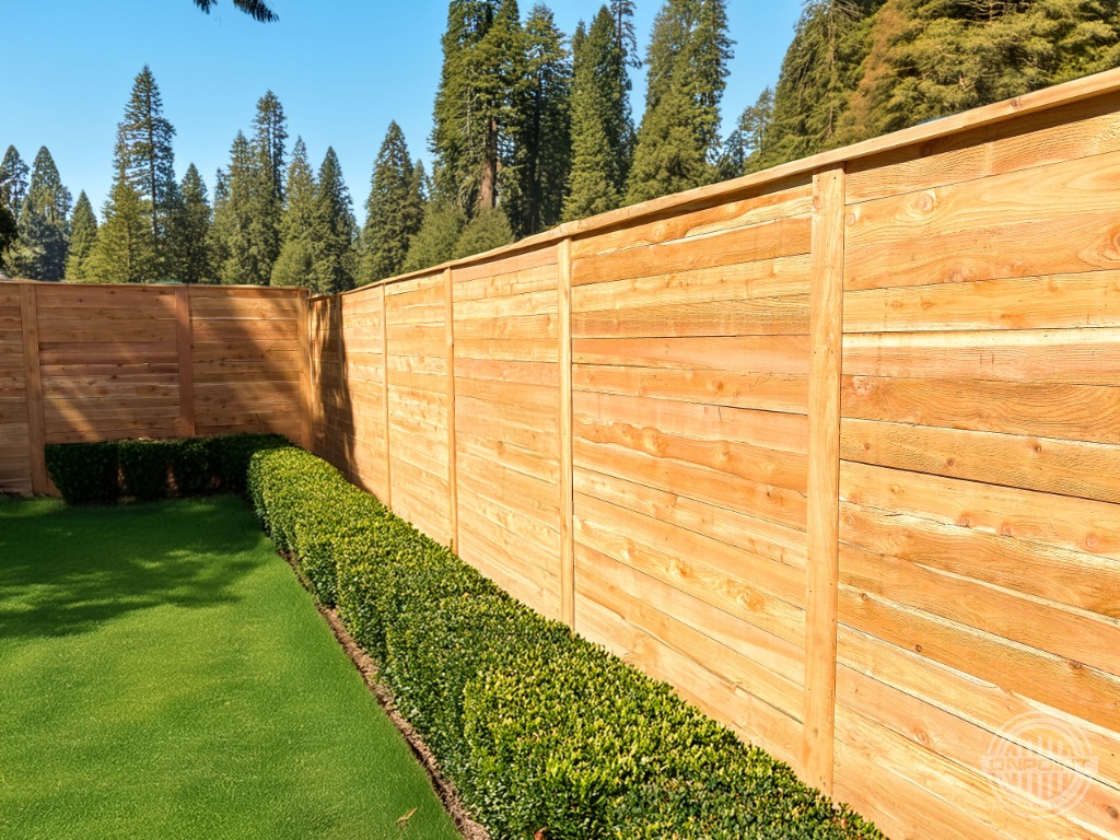 Beautiful new wooden privacy fence installed in Marion County OR